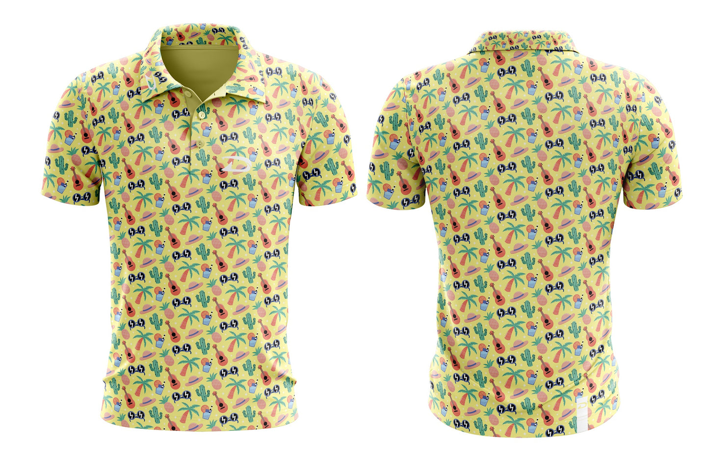 Driven funky golf shirt - summer