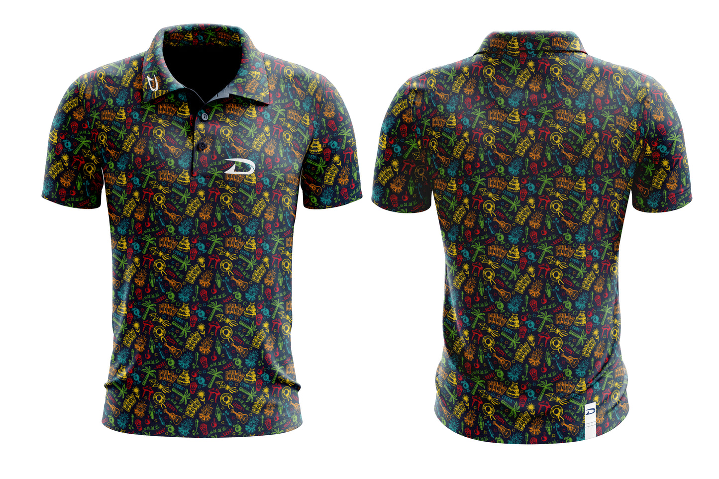 Driven funky golf shirt - summer