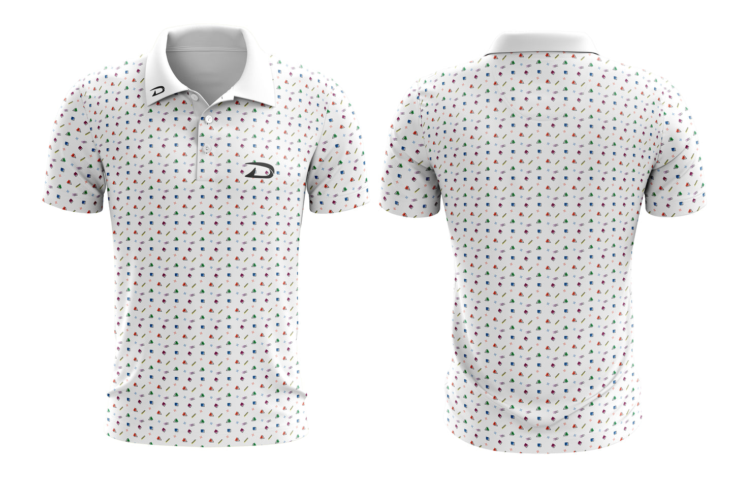 Driven performance golf shirt - Shapes