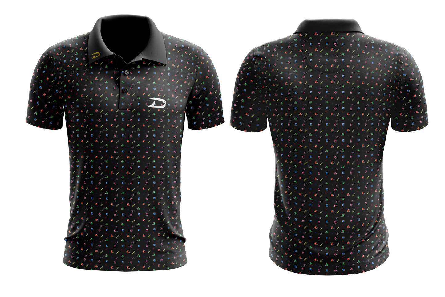 Driven performance golf shirt - Shapes