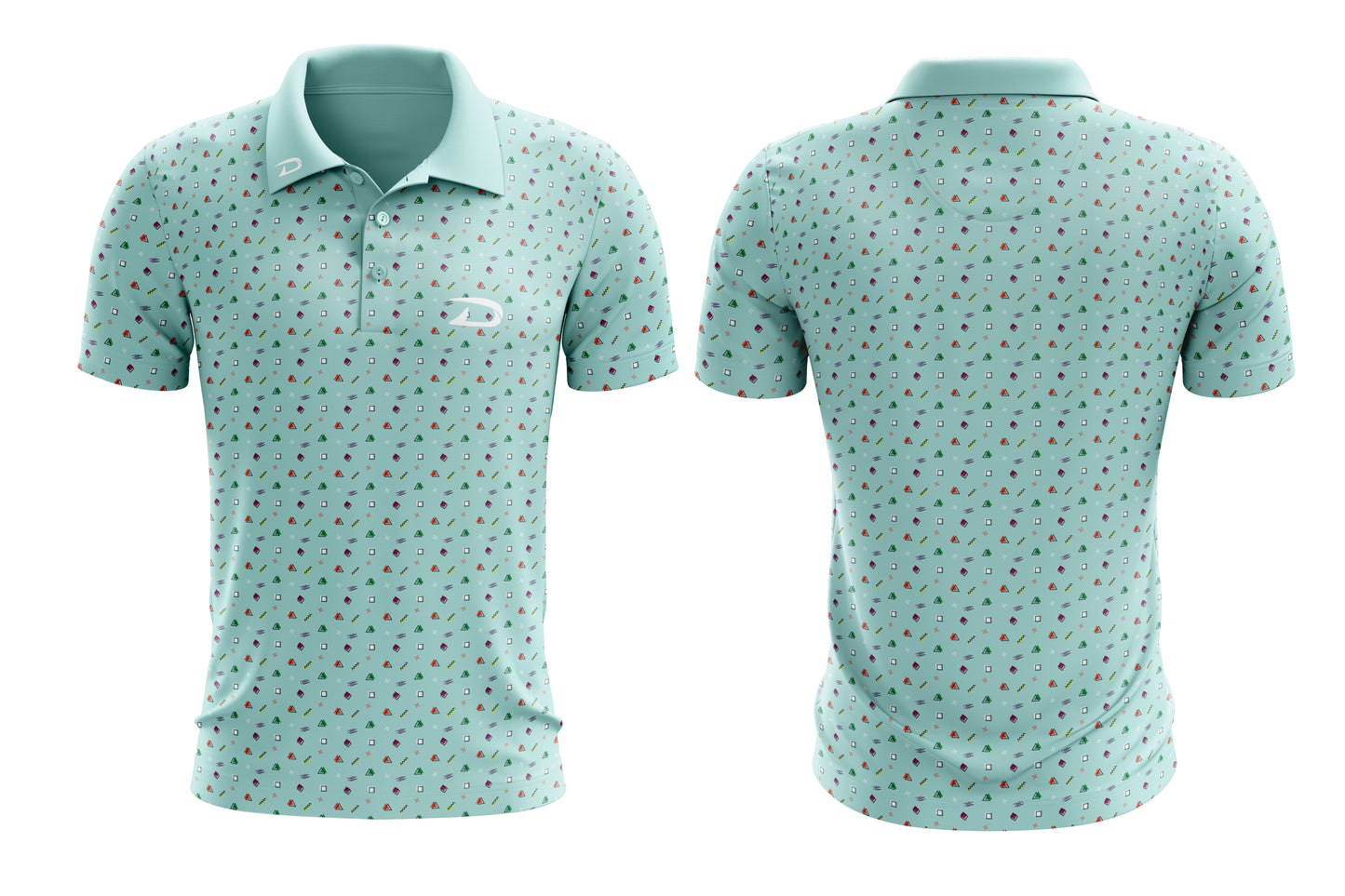 Driven performance golf shirt - Shapes