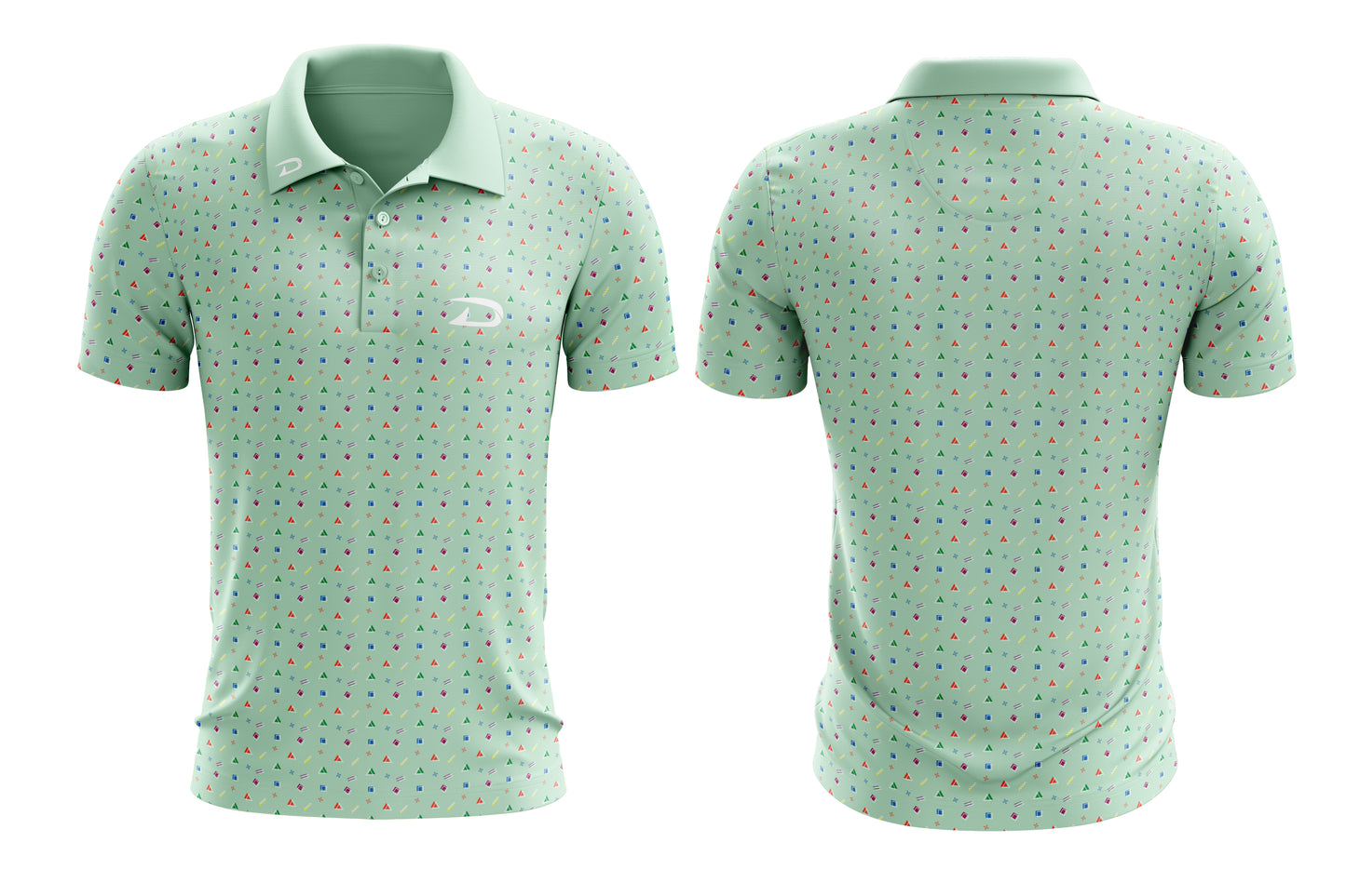 Driven performance golf shirt - Shapes